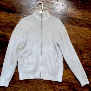 Good fellow beige turtleneck zip up . Size medium